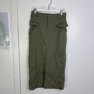 Gap Skirt Womens 6 Utility Midi Cargo Pockets Regenerative Cotton Granola Girl